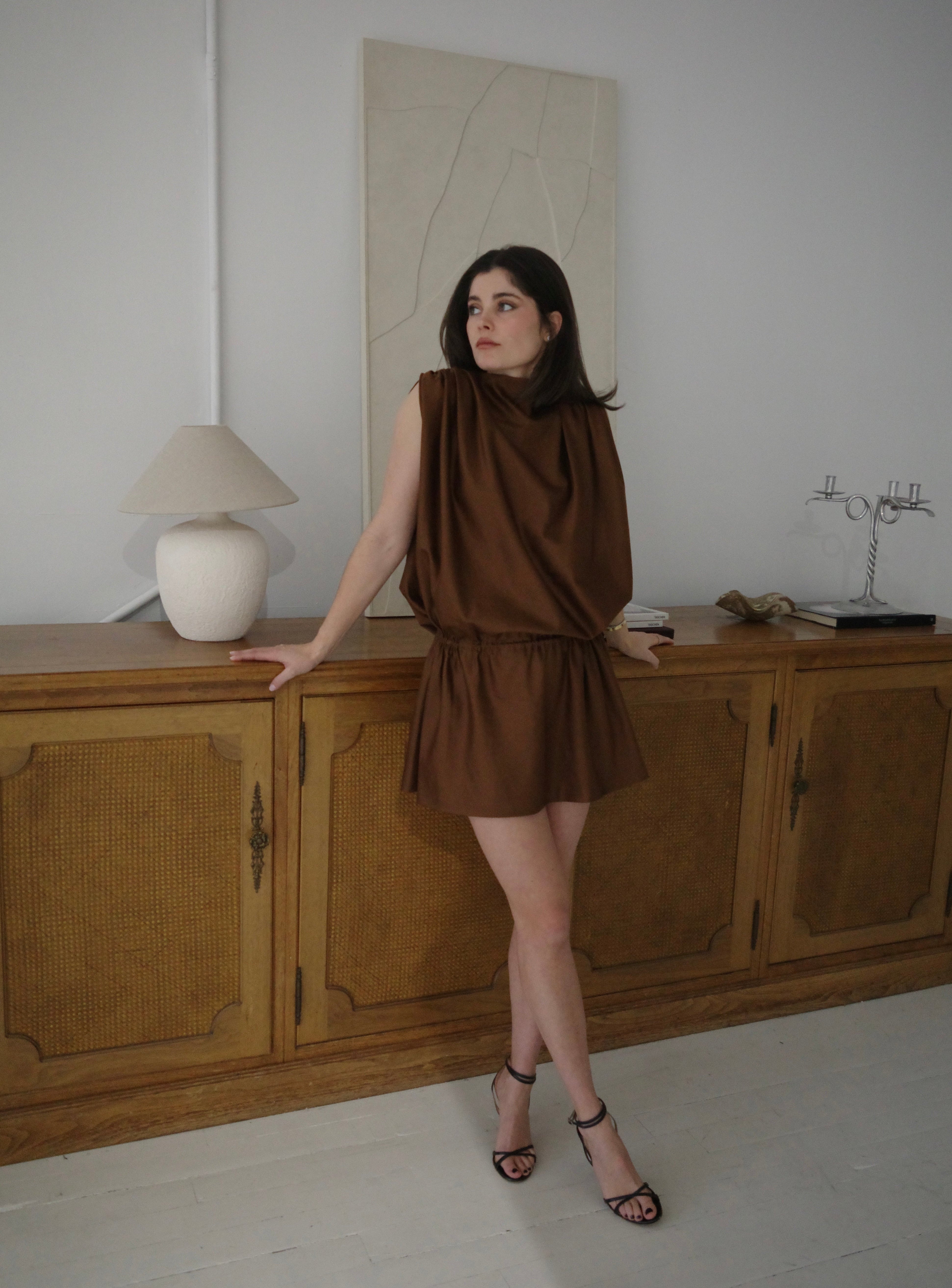 Eva Drape Dress