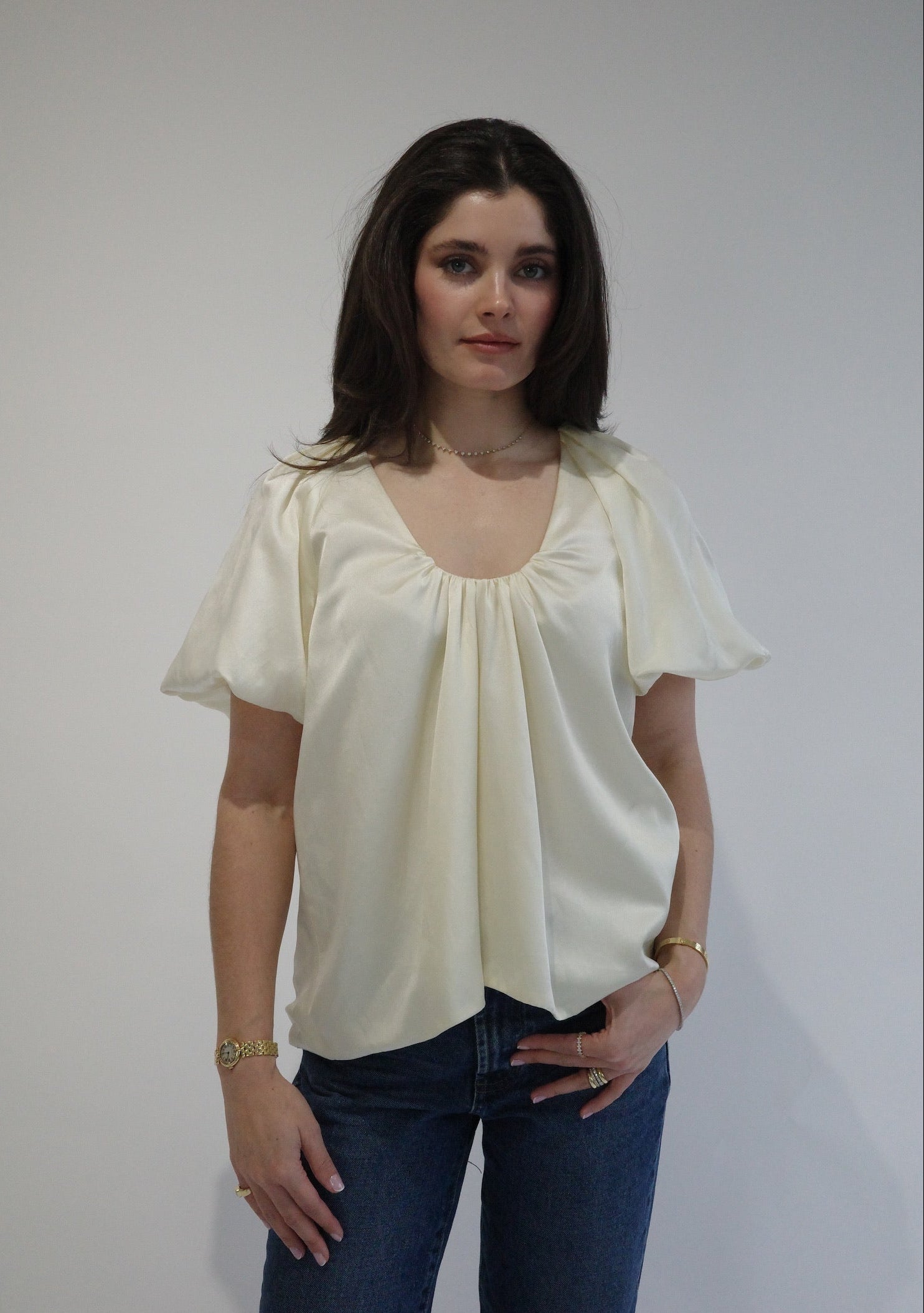 Georgie Gathered Top