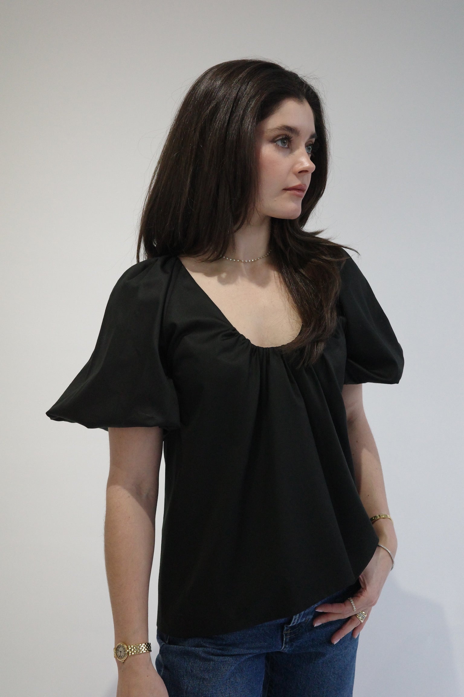 Georgie Gathered Top